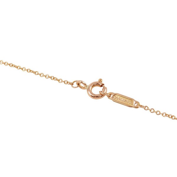 ティファニー ネックレス ビクトリア ペンダント ミディアム ダイヤモンド 計0.46ct K18PGピンクゴールド 60011631