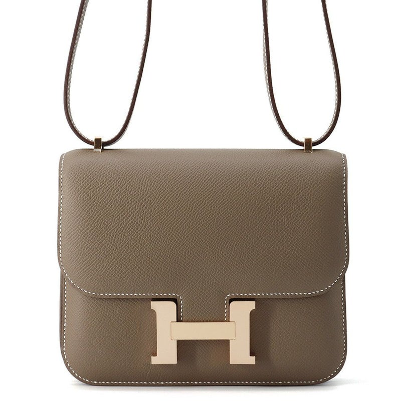 エルメス ミニ コンスタンス3 ミロワール エトゥープ/ピンクゴールド金具 エプソン K刻印