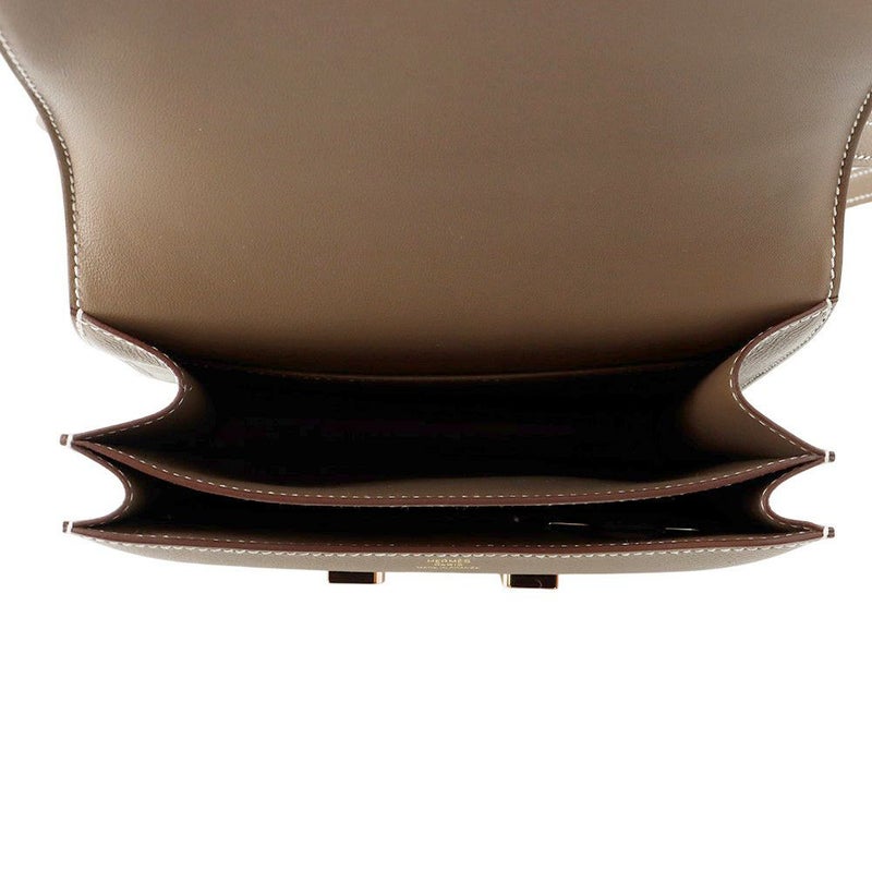 エルメス ミニ コンスタンス3 ミロワール エトゥープ/ピンクゴールド金具 エプソン K刻印