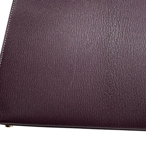 エルメス ハンドバッグ ケリー25 外縫い レザン/ブルーパオン/シャンパンゴールド金具 シェーブルコロマンデル D刻印 SPO