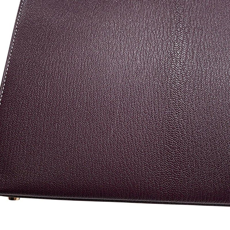 エルメス ハンドバッグ ケリー25 外縫い レザン/ブルーパオン/シャンパンゴールド金具 シェーブルコロマンデル D刻印 SPO