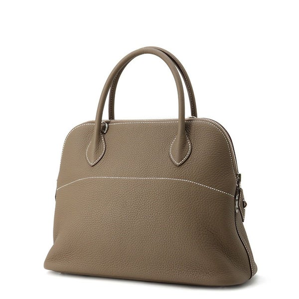 エルメス ハンドバッグ ボリード31 エトゥープ/シルバー金具 トリヨンクレマンス A刻印 2wayショルダー