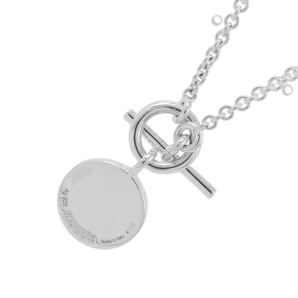 エルメス ネックレス アミュレット H エクスリブリス コンフェッティ セリエ SV925シルバー HERMES ジュエリー