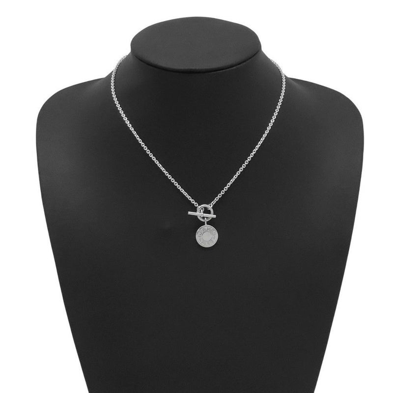 エルメス ネックレス アミュレット H エクスリブリス コンフェッティ セリエ SV925シルバー HERMES ジュエリー