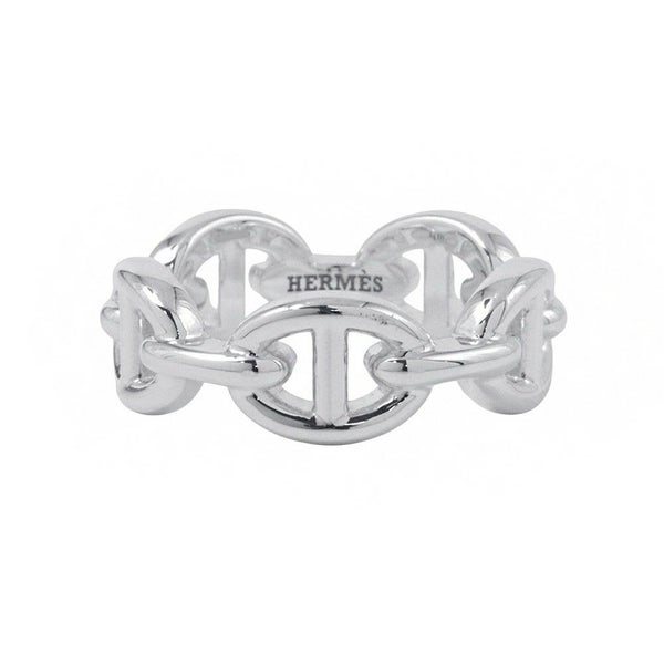 エルメス リング シェーヌダンクル アンシェネPM SV925シルバー リングサイズ50 HERMES ジュエリー
