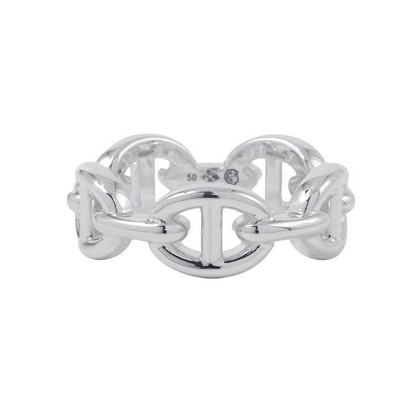 エルメス リング シェーヌダンクル アンシェネPM SV925シルバー リングサイズ50 HERMES ジュエリー