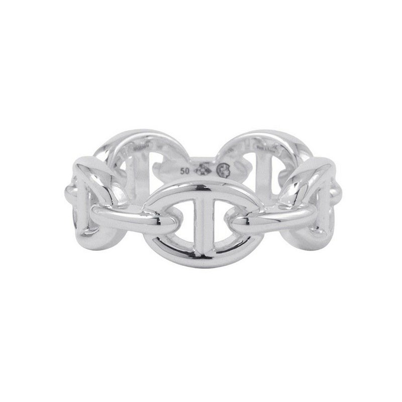 エルメス リング シェーヌダンクル アンシェネPM SV925シルバー リングサイズ50 HERMES ジュエリー