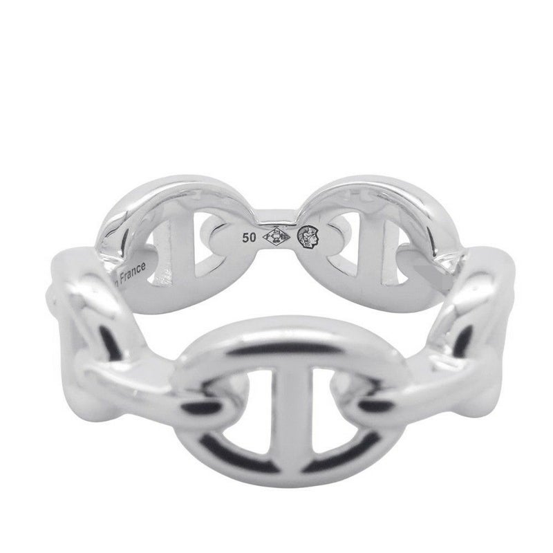 エルメス リング シェーヌダンクル アンシェネPM SV925シルバー リングサイズ50 HERMES ジュエリー