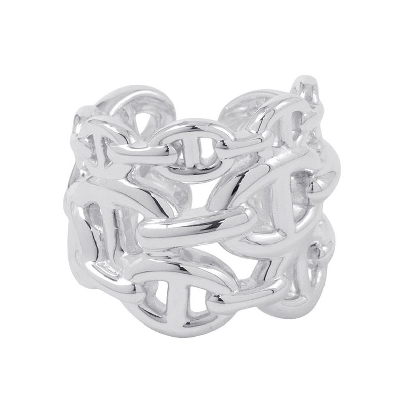 エルメス リング シェーヌダンクル アンシェネGM Enchainee SV925シルバー リングサイズ51 HERMES