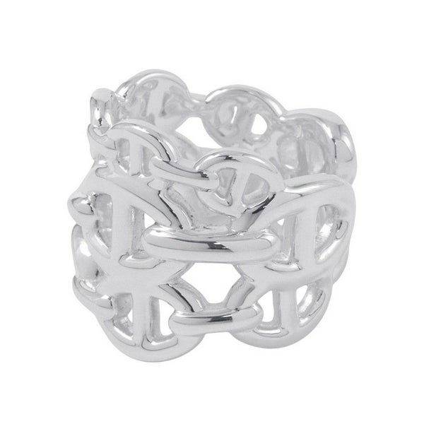 エルメス リング シェーヌダンクル アンシェネGM Enchainee SV925シルバー リングサイズ51 HERMES