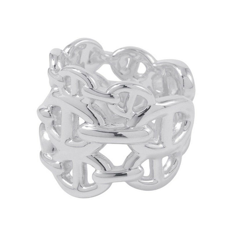 エルメス リング シェーヌダンクル アンシェネGM Enchainee SV925シルバー リングサイズ51 HERMES