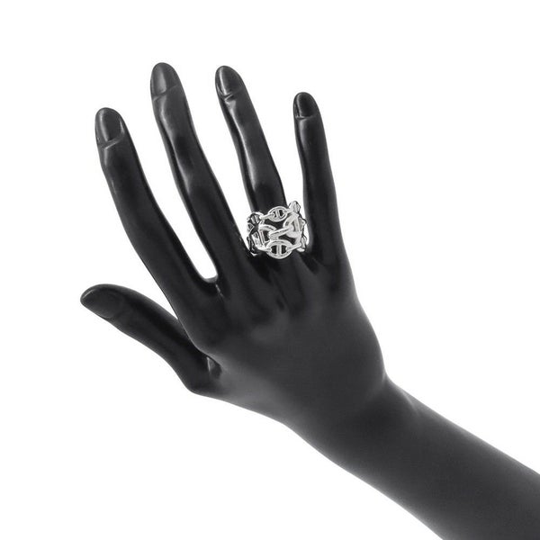 エルメス リング シェーヌダンクル アンシェネGM Enchainee SV925シルバー リングサイズ51 HERMES