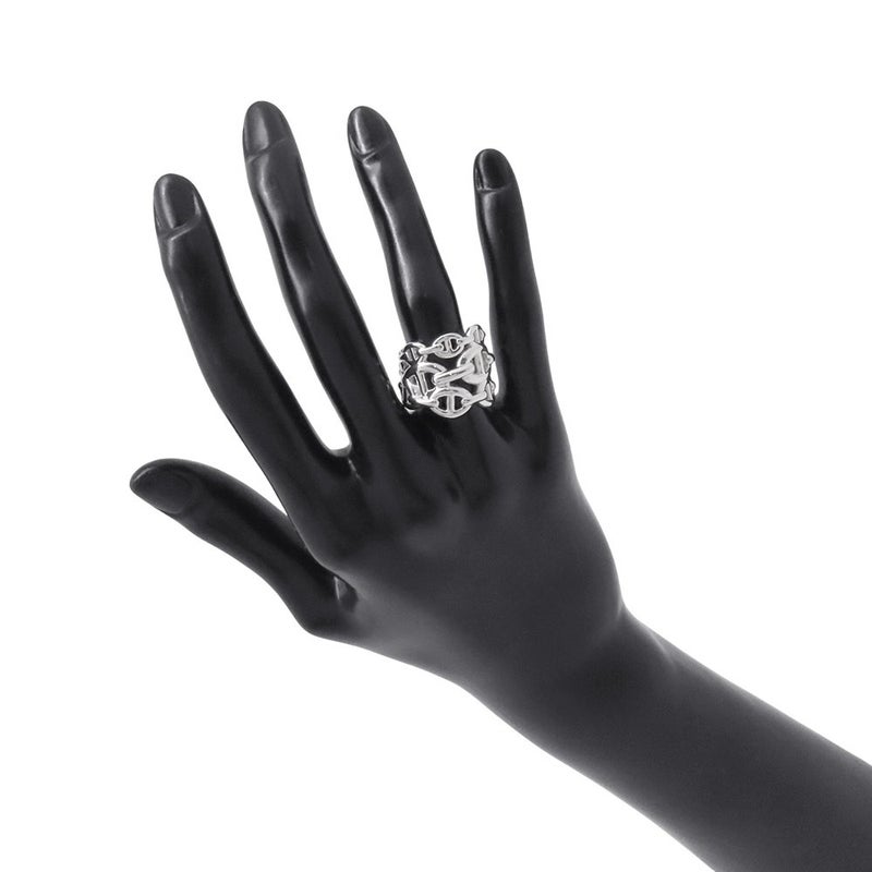 エルメス リング シェーヌダンクル アンシェネGM Enchainee SV925シルバー リングサイズ51 HERMES