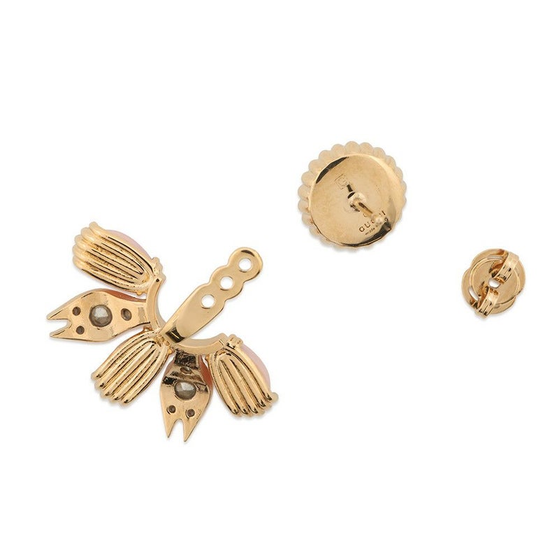 グッチ シングルピアス インターロッキングG 2way メタル ラインストーン GUCCI アクセサリー