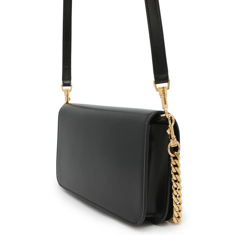 セリーヌ ショルダーバッグ トリオンフ マルチポシェット シャイニーカーフレザー 10L973 CELINE 黒