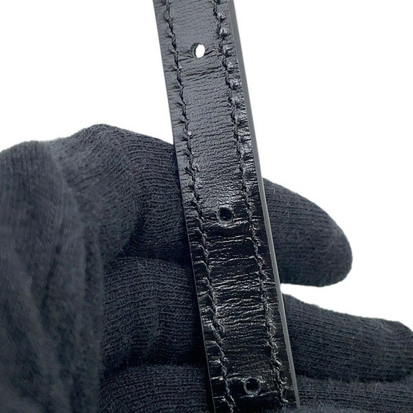 セリーヌ ショルダーバッグ トリオンフ マルチポシェット シャイニーカーフレザー 10L973 CELINE 黒