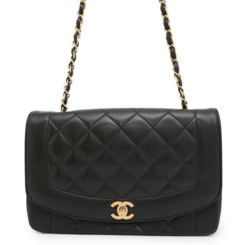 シャネル チェーンショルダーバッグ マトラッセ25 ココマーク シングルチェーン シングルフラップ A01165 CHANEL 黒