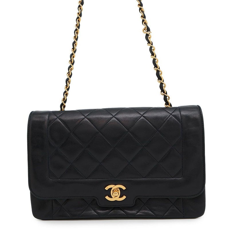 シャネル チェーンショルダーバッグ マトラッセ ココマーク ダイアナ CHANEL