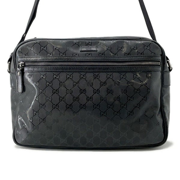 グッチ ショルダーバッグ GGスプリーム PVC 211107 GUCCI バッグ 黒