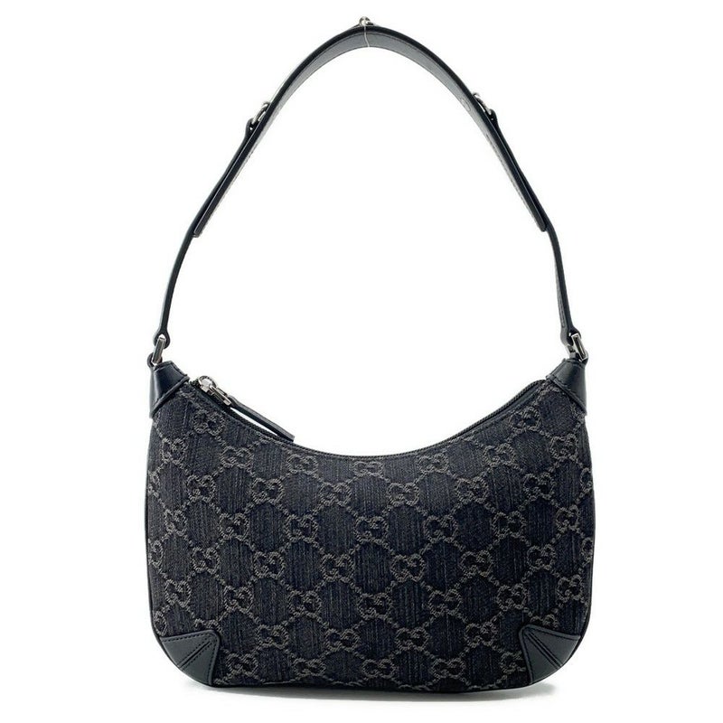 グッチ ショルダーバッグ ホースビットスリム スモール GGデニム 774719 GUCCI ワンショルダーバッグ 黒
