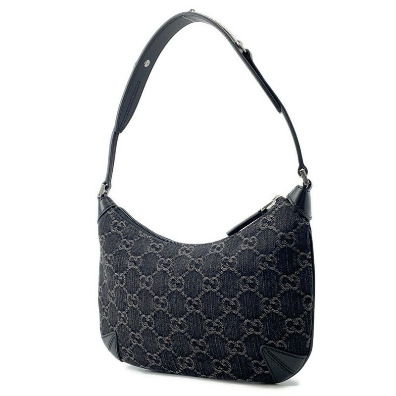 グッチ ショルダーバッグ ホースビットスリム スモール GGデニム 774719 GUCCI ワンショルダーバッグ 黒
