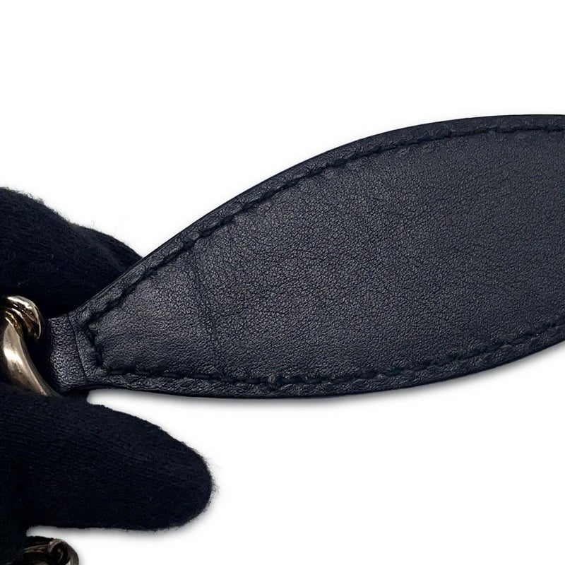 グッチ チェーンショルダーバッグ マイクログッチシマ ホースビット レザー 449636 GUCCI 黒 アウトレット品