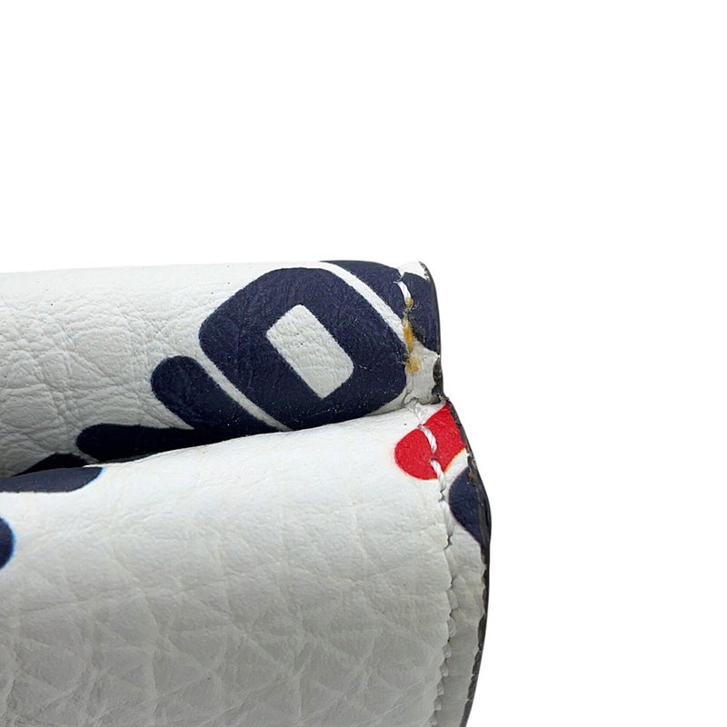 フェンディ 三つ折り財布 FILAコラボ フェンディマニア マイクロ ウォレット 8M0395 FENDI コンパクトウォレット 白