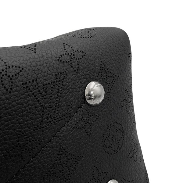 ルイヴィトン ハンドバッグ モノグラム・マヒナ ベラ M57070 LOUIS VUITTON 2wayショルダーバッグ 巾着バッグ 黒 ブラック