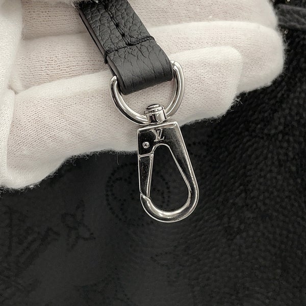 ルイヴィトン ハンドバッグ モノグラム・マヒナ ベラ M57070 LOUIS VUITTON 2wayショルダーバッグ 巾着バッグ 黒 ブラック