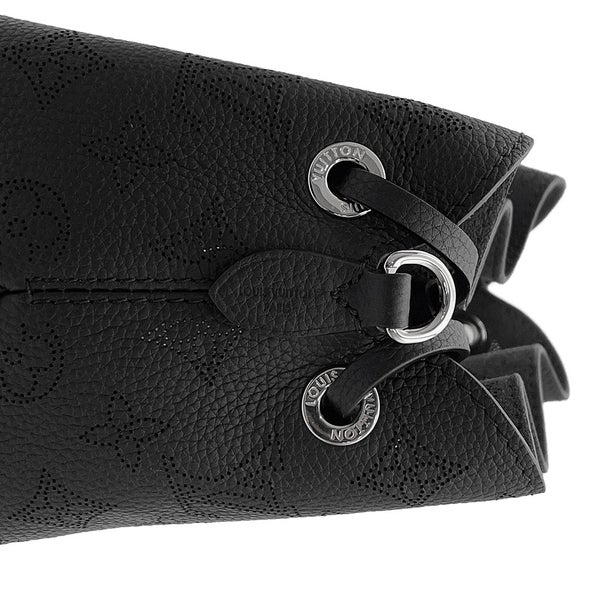 ルイヴィトン ハンドバッグ モノグラム・マヒナ ベラ M57070 LOUIS VUITTON 2wayショルダーバッグ 巾着バッグ 黒 ブラック