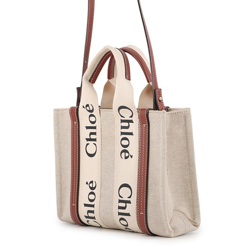 クロエ ハンドバッグ ウッディ トート スモール キャンバス CHC22AS397I2690U Chloe 2wayショルダー