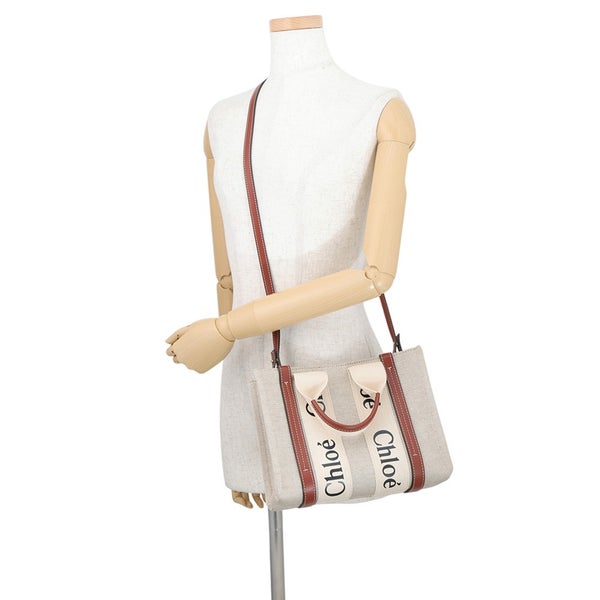 クロエ ハンドバッグ ウッディ トート スモール キャンバス CHC22AS397I2690U Chloe 2wayショルダー