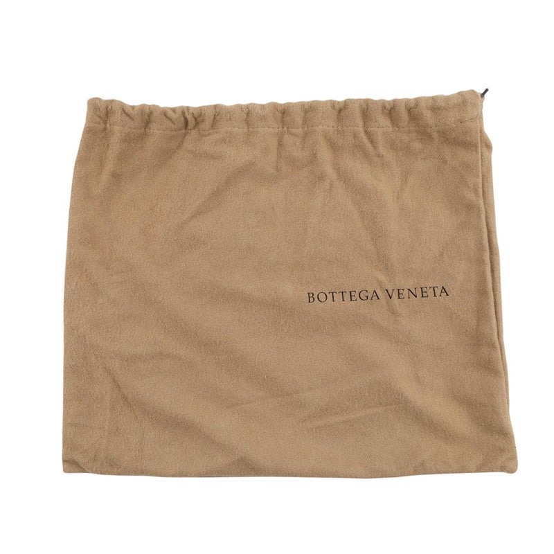 ボッテガヴェネタ クラッチバッグ イントレチャート ノット サテン/パイソン BOTTEGA VENETA 黒