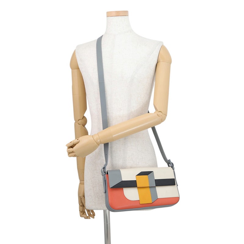 フェンディ ハンドバッグ カラーブロック バケットバッグ レザー 8BR600 FENDI ２wayショルダー