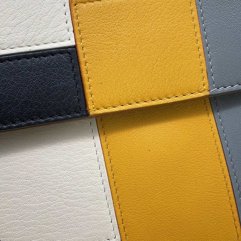 フェンディ ハンドバッグ カラーブロック バケットバッグ レザー 8BR600 FENDI ２wayショルダー