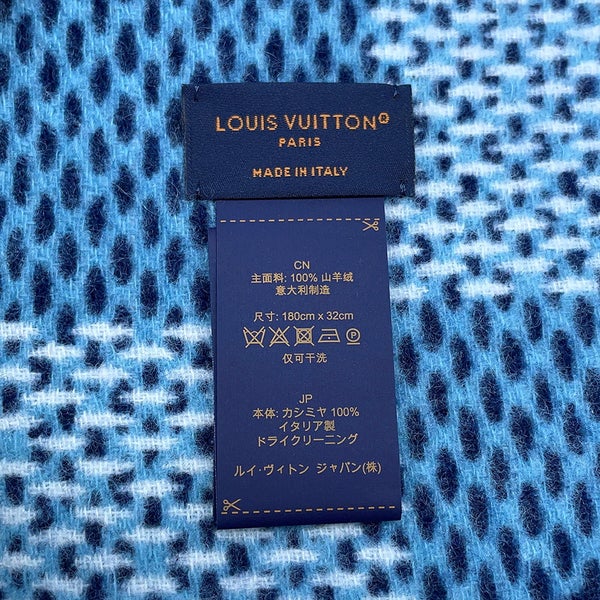 ルイヴィトン マフラー モノグラム/ダミエ マフラー・モノグラム チェック カシミヤ M97446 LVシグネチャー ストール
