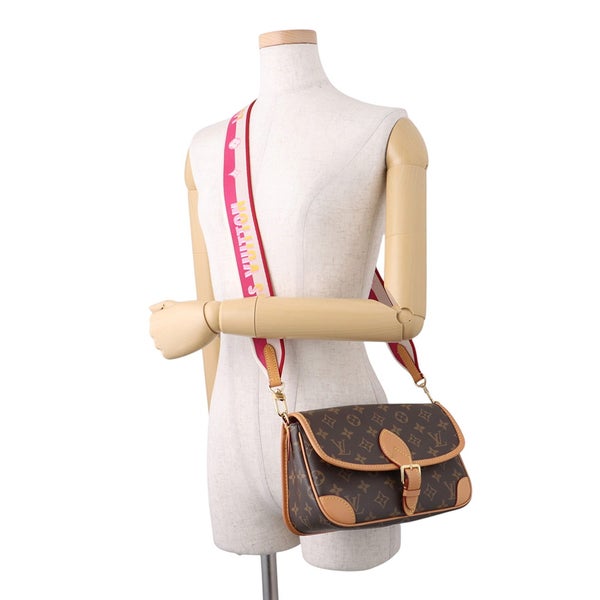 ルイヴィトン ショルダーバッグ モノグラム ディアヌ NM PM M46049 LOUIS VUITTON フューシャ