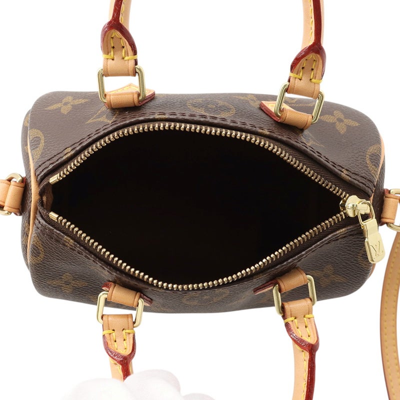 ルイヴィトン ハンドバッグ モノグラム ナノ・スピーディ M61252 LOUIS VUITTON 2WAYショルダーバッグ ヴィトン バッグ
