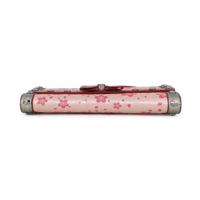 ルイヴィトン ショルダーバッグ モノグラム・チェリーブロッサム/サテン/パイソン LV×TM アマレーヌ M92586 村上隆 コラボ