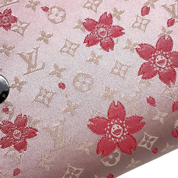 ルイヴィトン ショルダーバッグ モノグラム・チェリーブロッサム/サテン/パイソン LV×TM アマレーヌ M92586 村上隆 コラボ