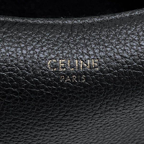 セリーヌ ハンドバッグ ティーン ルル カーフレザー 120723ENY.38NO CELINE 2wayショルダーバッグ 黒