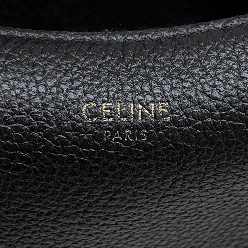 セリーヌ ハンドバッグ ティーン ルル カーフレザー 120723ENY.38NO CELINE 2wayショルダーバッグ 黒