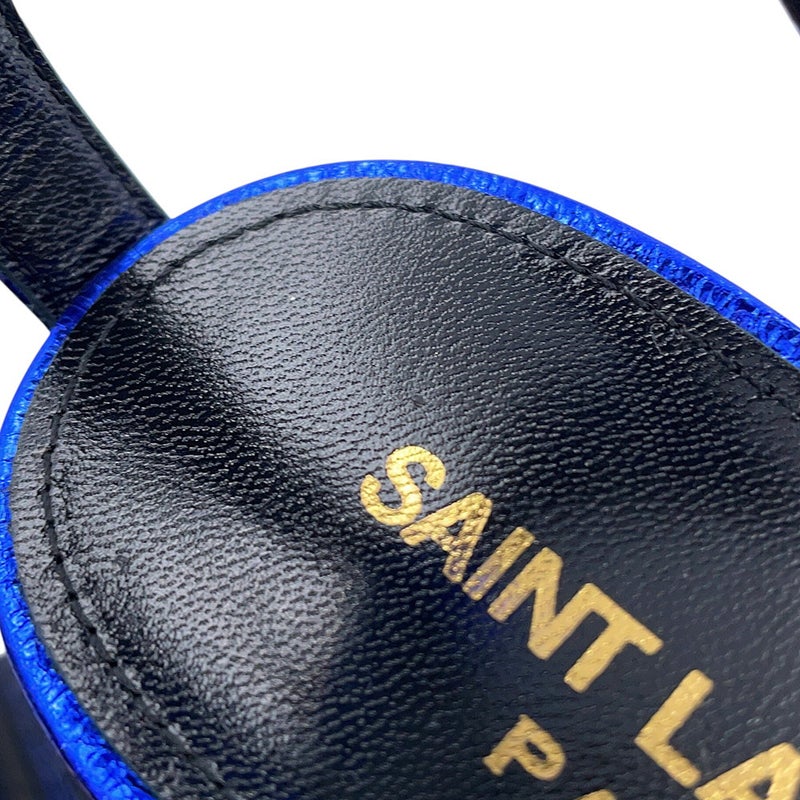 サンローランパリ サンダル メタリック パンプス レディースサイズ37 1/2 493035 SAINT LAURENT PARIS 靴