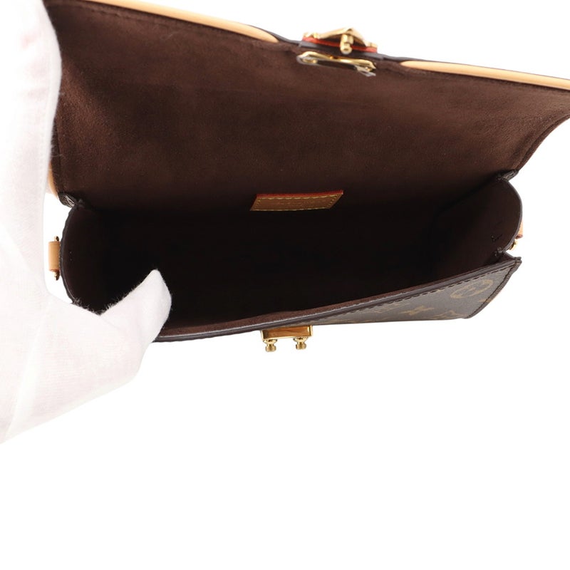 ルイヴィトン ショルダーバッグ モノグラム ポシェット・カミーユ M13566 LOUIS VUITTON ブラウン 3way