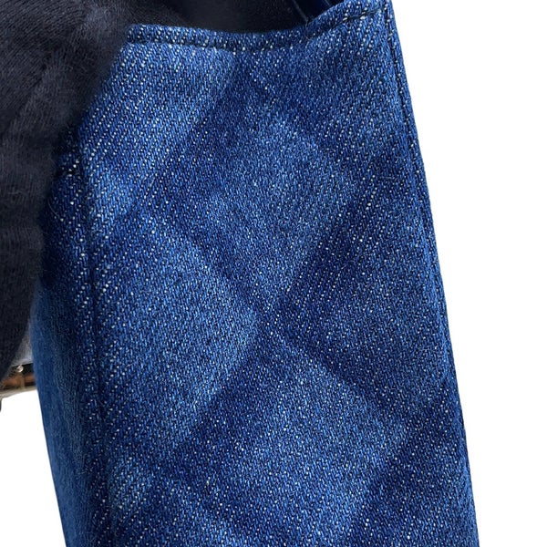 シャネル チェーンショルダーバッグ マトラッセ23 ココマーク デニム ダブルチェーン A01113 CHANEL