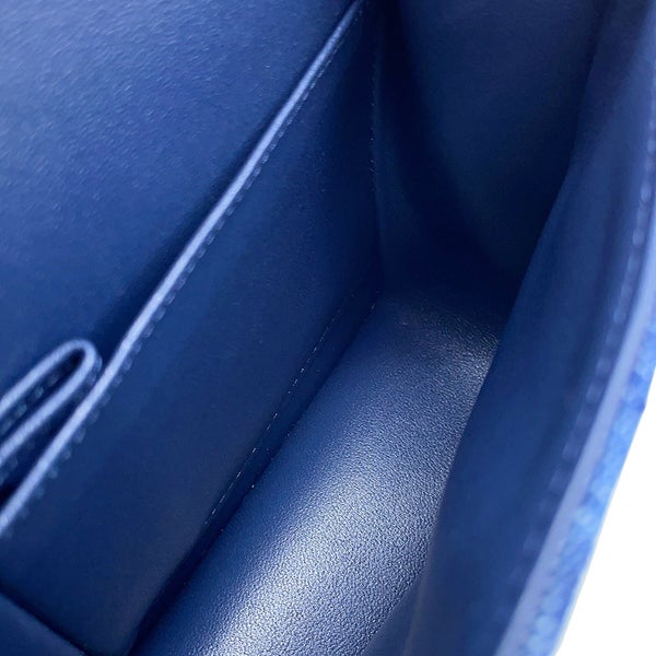 シャネル チェーンショルダーバッグ マトラッセ23 ココマーク デニム ダブルチェーン A01113 CHANEL