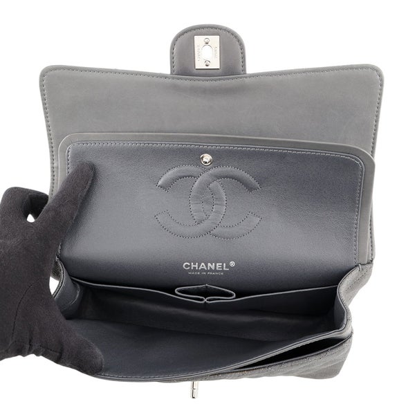シャネル チェーンショルダーバッグ マトラッセ25 ココマーク キャンバス ダブルチェーン A01112 CHANEL