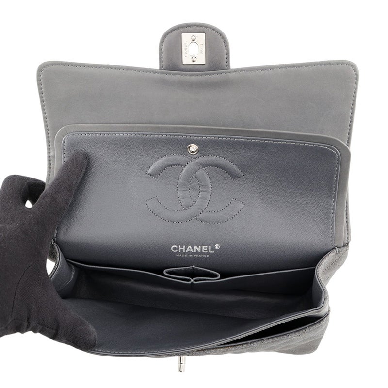 シャネル チェーンショルダーバッグ マトラッセ25 ココマーク キャンバス ダブルチェーン A01112 CHANEL