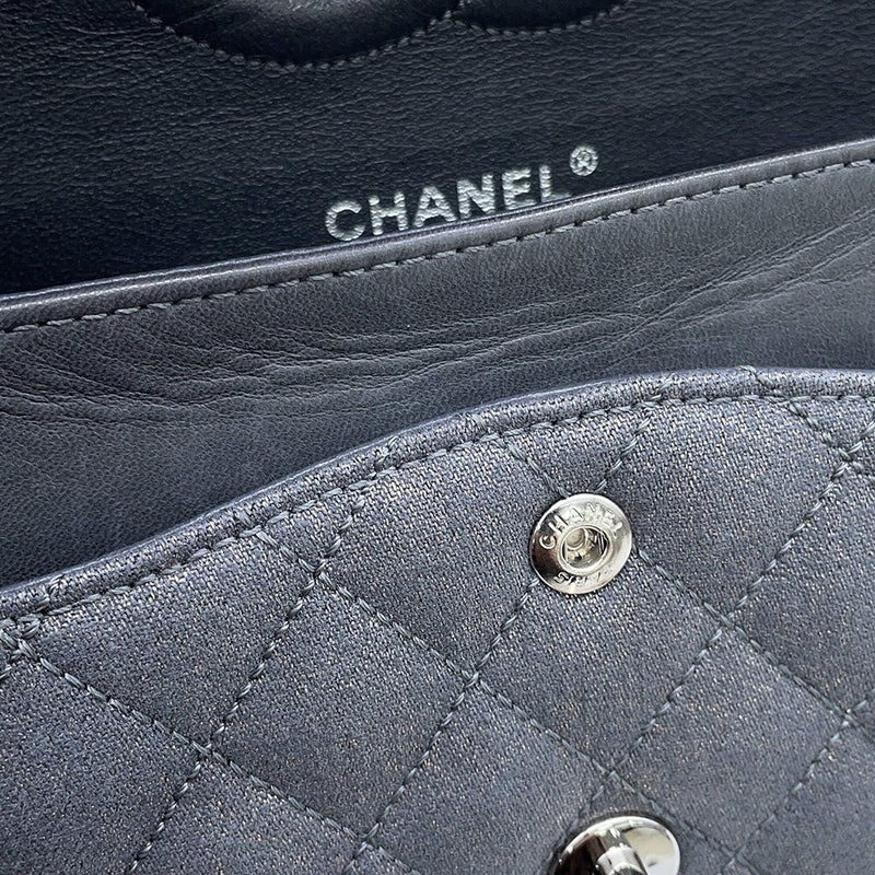 シャネル チェーンショルダーバッグ マトラッセ25 ココマーク キャンバス ダブルチェーン A01112 CHANEL