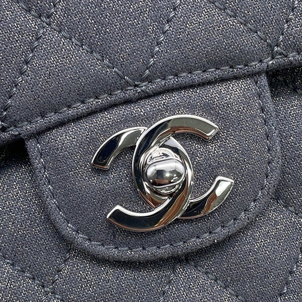 シャネル チェーンショルダーバッグ マトラッセ25 ココマーク キャンバス ダブルチェーン A01112 CHANEL
